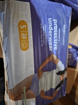 72 Amazonbasics Womens Protective Underwear Maximum Absorbency Size Small