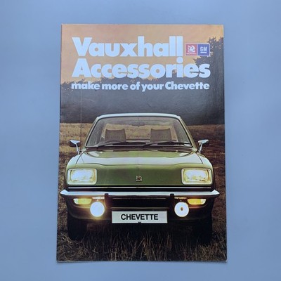 Vauxhall Chevette Zubehör Verkaufsprospekt März 1978 PA/182/3/78