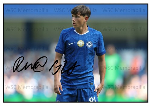 12170. Reggie Walsh Signed Pictures (A4 Prints) Chelsea