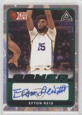 2021-22 Leaf Pro Set Power Base Green Spectrum Foil 29/50 Efton Reid Auto 0tw4
