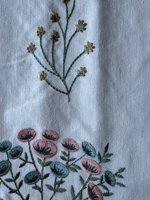 Kravet Clarke& Clarke  Floris Eau De Nil Fabric Remnant 24''x24''