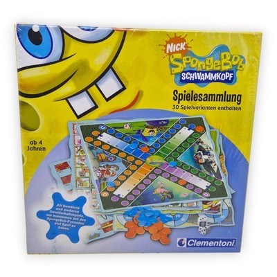 Spongebob Schwammkopf Spielesammlung 30 Spielvarianten Spiel Sammlung Clementoni