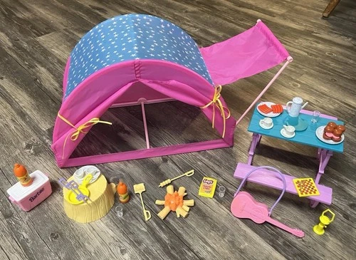 Vintage Barbie So Much To Do Outdoor fun- (Camping Set) 1993