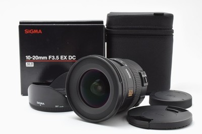 [Almost Unused in Box] Sigma 10-20mm f/3.5 EX DC HSM For Canon EF From JAPAN