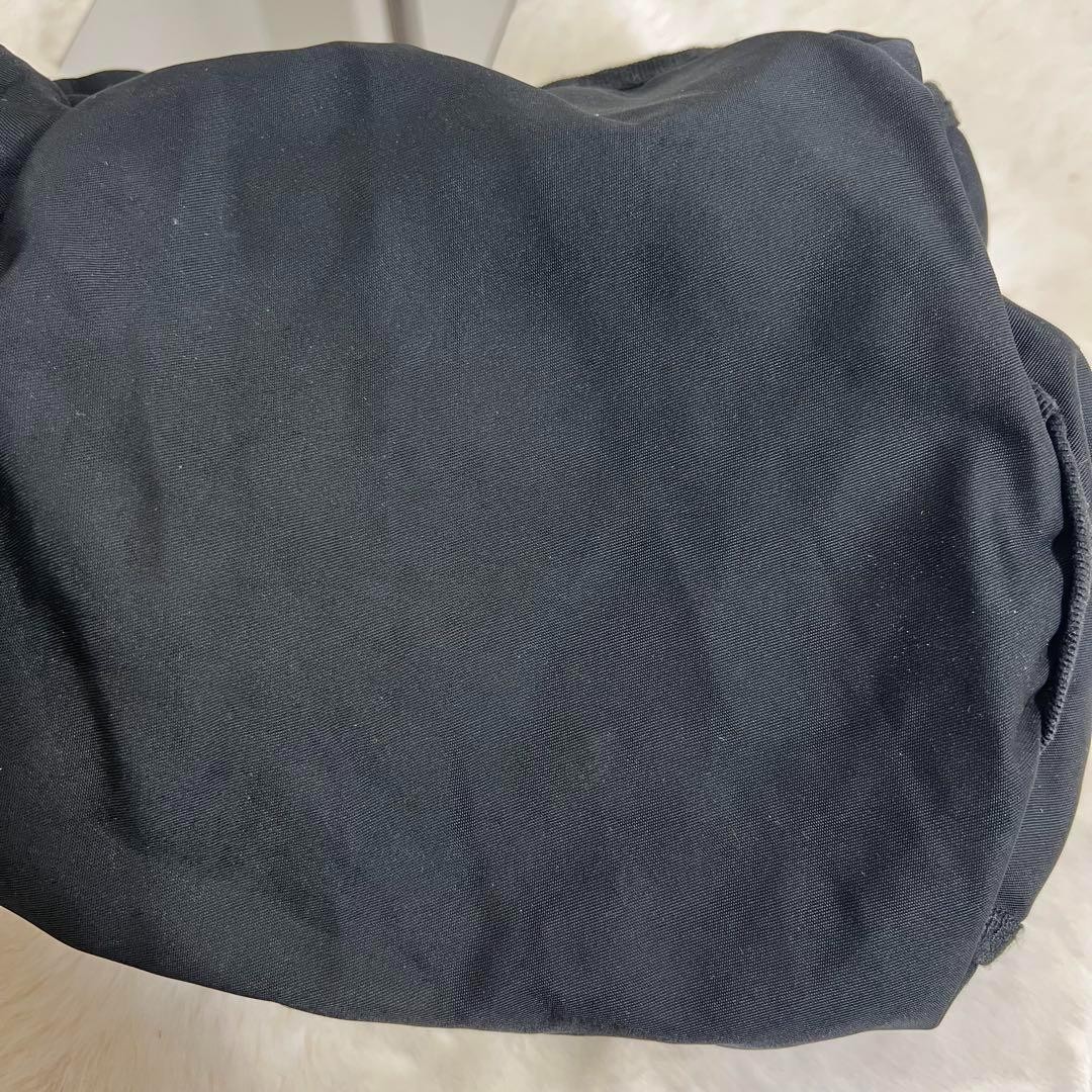 PRADA Nylon Drawstring Pouch Black Triangle Logo … - image 7