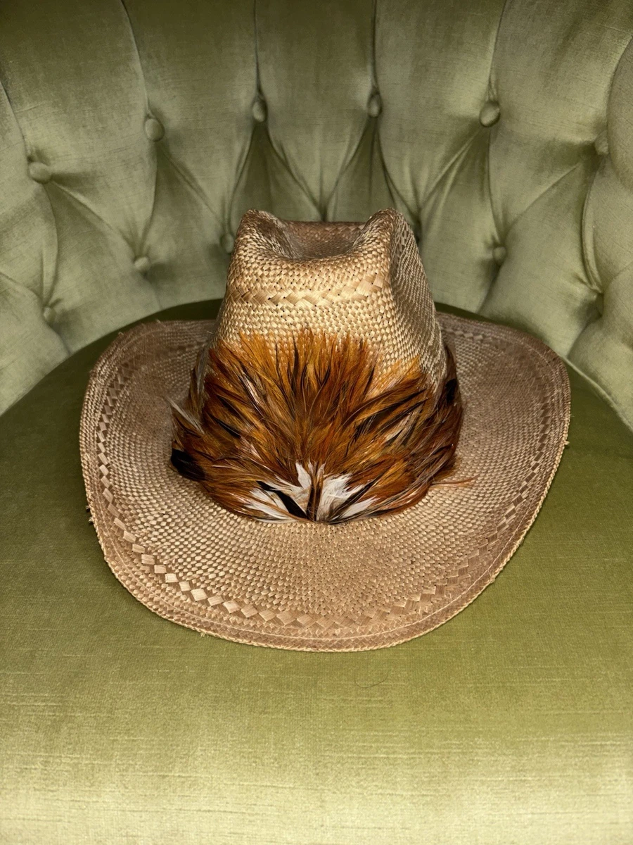 Cowboy Straw Vintage Men's 7 1/8 Size for sale | eBay