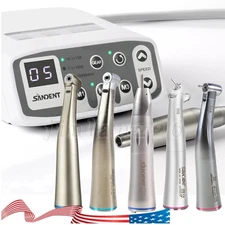 SANDENT Dental Electric LED Brushless Micro Motor/1:1/1:5 Increasing Handpiece