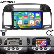 For Toyota Camry 2001-2006 Car Stereo Radio Apple Carplay GPS Android 15 4+64GB