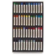 Sennelier Cardboard Oil Pastel Set, 48 Count ...