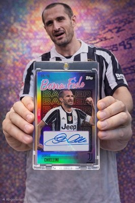 Topps Team Set Juventus 2025/26 Giorgio Chiellini Bona Fide Baler /10 Auto