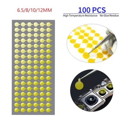 100pcs Camera Protector Sticker Phone Camera Repair infrared Dot Matrix Repalce