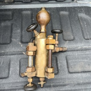 EARLY DETROIT LUBRICATOR STEAM ENGINE SIGHT FEED HYDROSTATIC LOCOMOTIVE HIT MISS