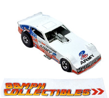 Very Nice 1977 Hot Wheels Don Prudhomme Snake Funny Car Army Dragster BW