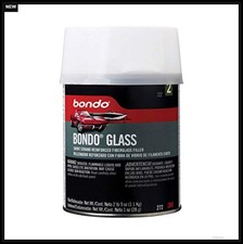Fiberglass Filler 2.56 Oz with Hardener Rust Repair Waterproof Sandable 20 Min