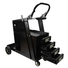 For TIG MIG Welder Plasma Cutter Heavy Duty Rolling Welding Cart 4 Drawers 265lb