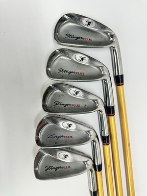 Killer Bee Stinger Plus Irons 4-8 Only Stuff Flex Graphite Shafts RH