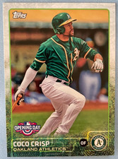 2015 Topps Opening Day Baseball #72 Coco Crisp - Oakland Athletics