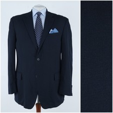 Mens NAUTICA Royal Blue Blazer 48L US Size Wool Sport Coat Jacket