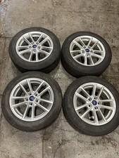 4 X 11-18 FORD FOCUS MK3 16" 5 STUD 10 SPOKE ALLOY WHEELS 205/55/R16