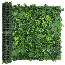 Artificial Green Boxwood Grass Wall Roll: 40x120 33.5 UV Protected Ivy Privacy
