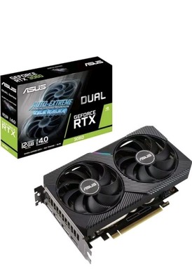 ASUS GeForce RTX 3060 Dual OC V2 Gaming Grafikkarte 12GB GDDR6, 1xHDMI, 3xDP