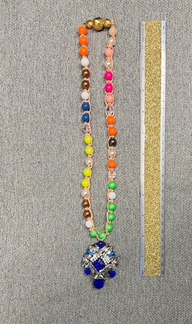 Authentic Shourouk Rainbow Strand Statement Neckl… - image 3