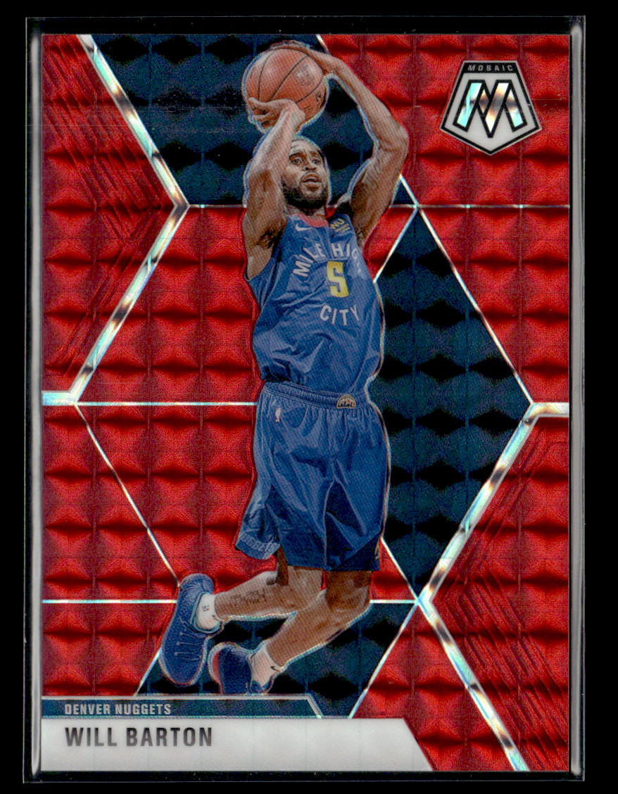 Will Barton 2019-20 Mosaic Red Mosaic Prizm 78/88 #151