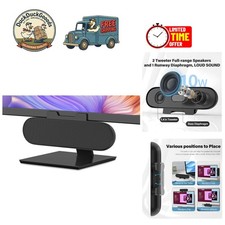 Portable USB-C Speaker for Laptop and Desktop - Easy Clip Design, Stereo Sound