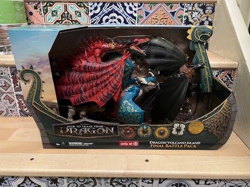 How To Train Your Dragon LIVE Action "Final Battle Pack" TARGET Exclusive - Neu!