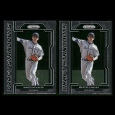 Marcelo Mayer Lot 2 Baseball Cards 2021 Panini Prizm Draft Standouts Set MLB NM
