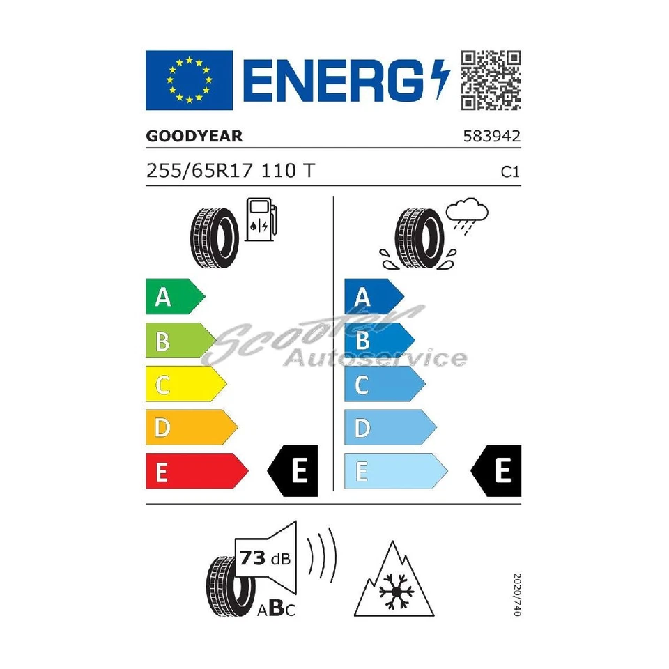 1x 255/65 R 17 110T Goodyear Sommer-Reifen Wrangler AT Adventure | 38711 - Bild 2 von 3