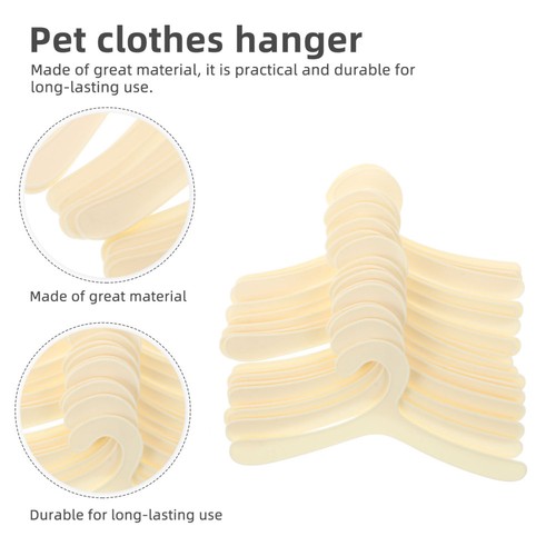 20 Pcs Pet Clothing Hanger Travel Baby Small Coat Hangers Clothes Organizer - Picture 2 of 12