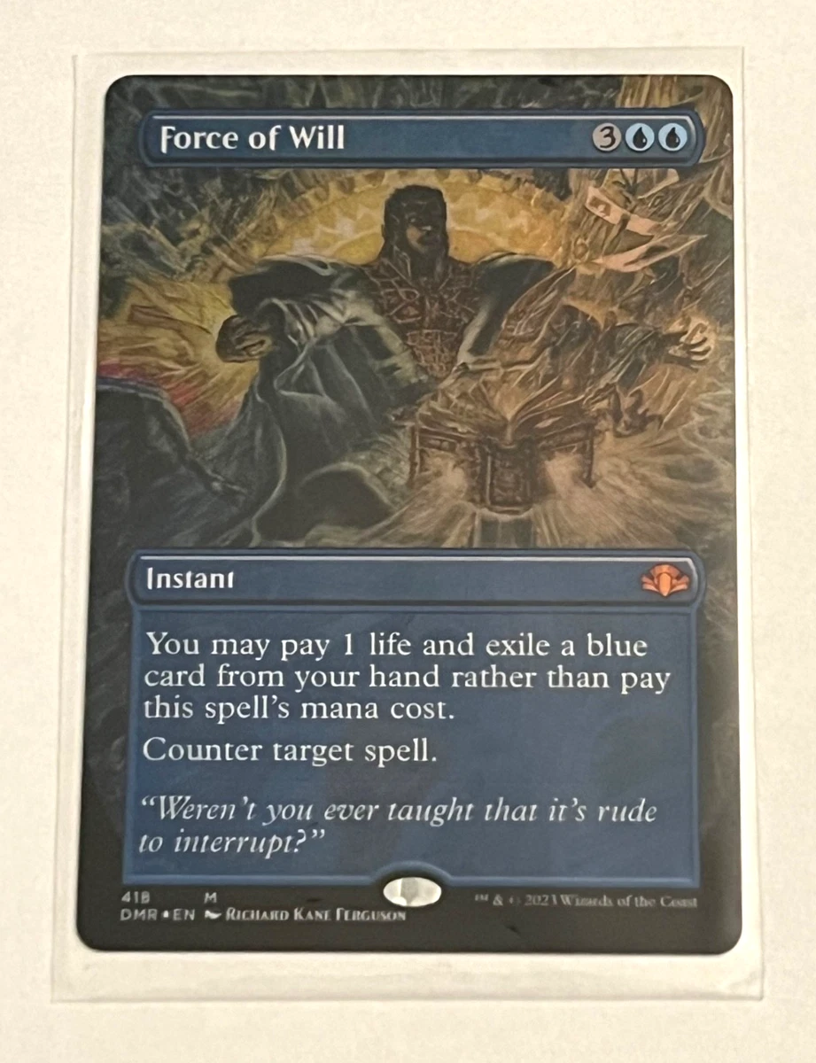 Force of Will Near Mint or Better Individual Trading Card Games