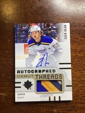 2024-25 Upper Deck Ultimate Zach Dean Debut Threads Auto Patch #/199