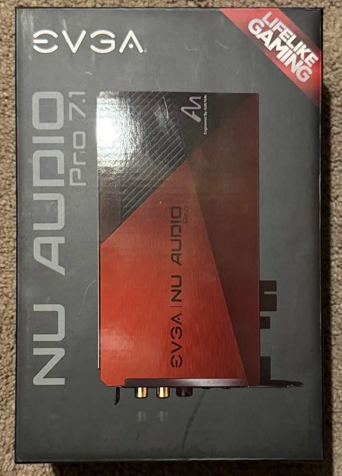 EVGA Nu Audio Pro 7.1 Stereo Soundkarte 712-P1-AN21-KR