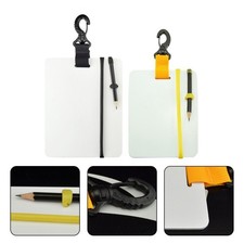 Tavola per appunti in ardesia scrittura subacquea immersioni subacquee con clip girevole matita