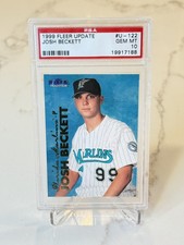 Josh Beckett - 1999 Fleer Tradition Update #U-122 Rookie RC PSA 10