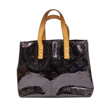 Louis Vuitton Reed PM M91993 Handbag Vernis Leather Amarante Dust Bag #KN1473