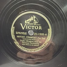 Duke Ellington – Hayfoot, Strawfoot / Sherman Shuffle - VG+