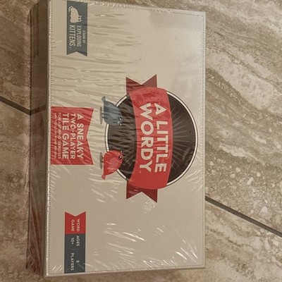 A Little Wordy By Exploding Kittens Two Player Tile Word Game NEW (sealed)