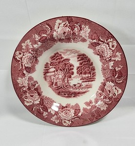 【Enoch Wood's】 プレート Enoch Woods English Scenery Red | eBay