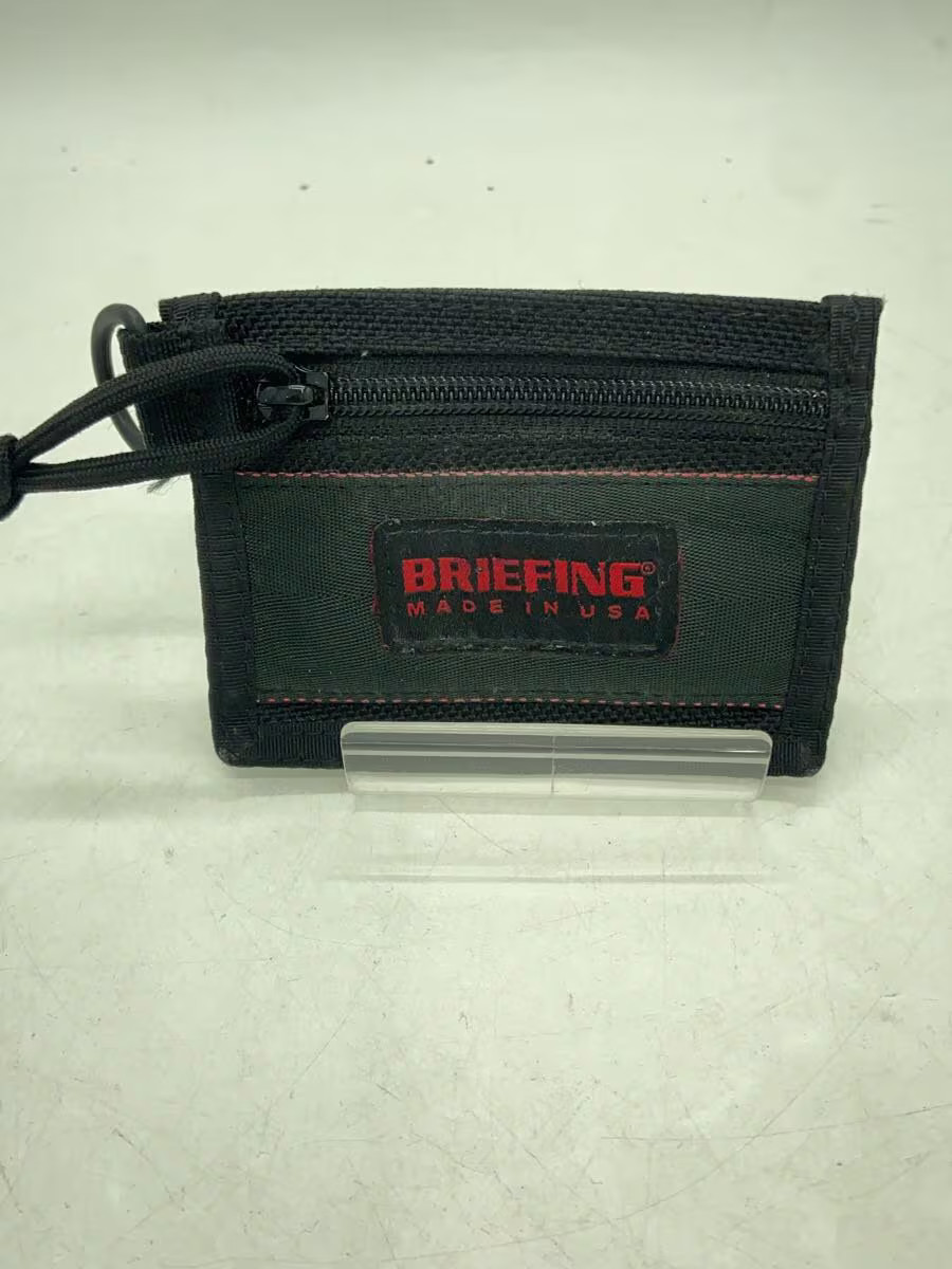 BRIEFING Coin Case, Polyester, Black, Solid Color… - image 1