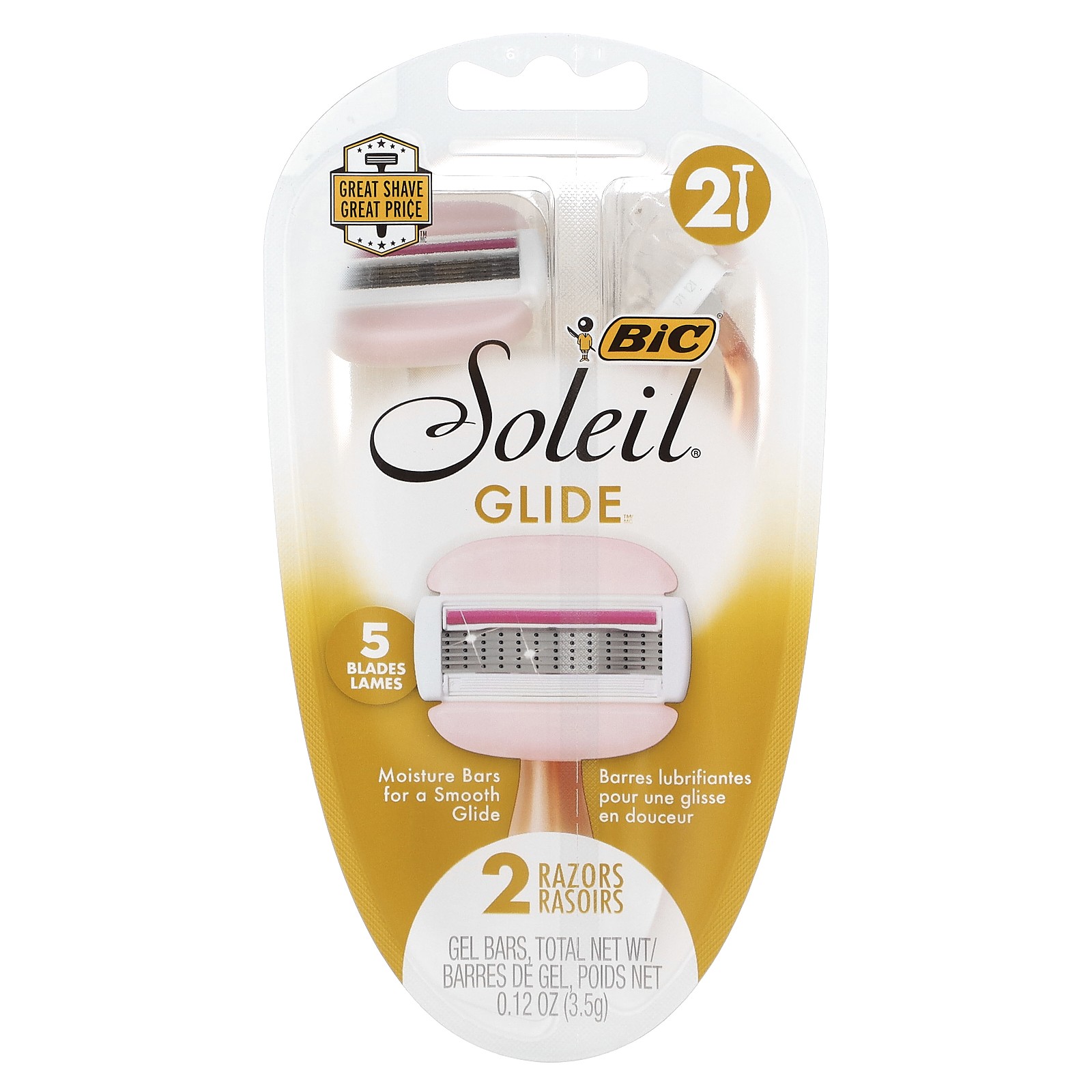 Soleil Glide Одноразовые бритвы 2 бритвы 3090₽
