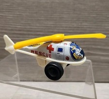 Vintage Japan Police Helictoper Tin Toy Friction