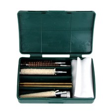 .357 .38 9mm Pistol Hand Gun Cleaning Kit 8 Brushes Brass Rods Cleaner Brush Set
