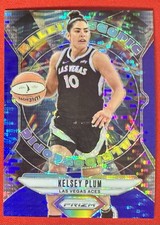 2024 Panini Prizm WNBA - Kaleidoscopic Kelsey Plum #5 Blue Pulsar Prizm /199
