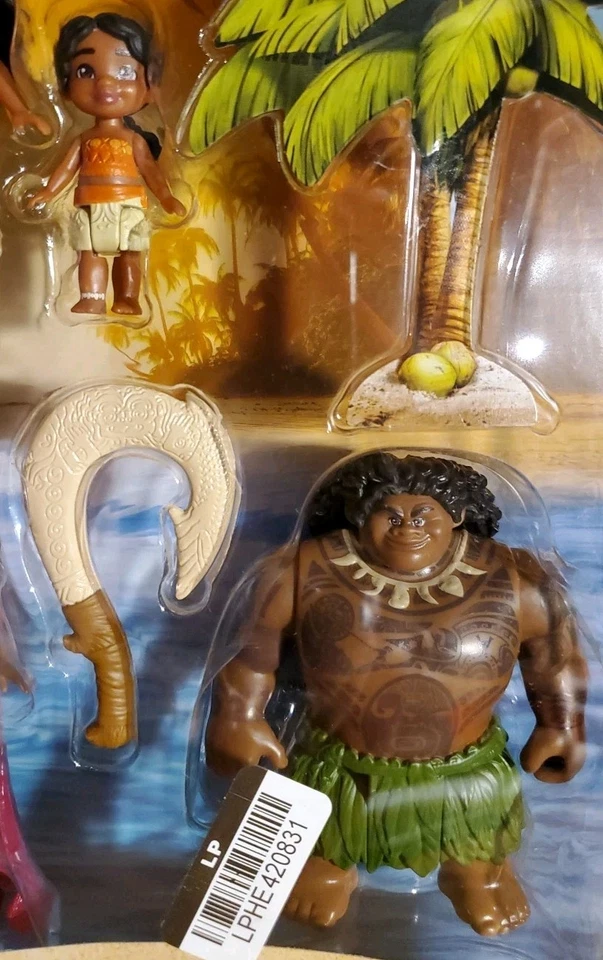 Disney Moana 2 Moana's Adventure Set con 7 pequeñas figuras de acción y accesorios Foto 3 de 4