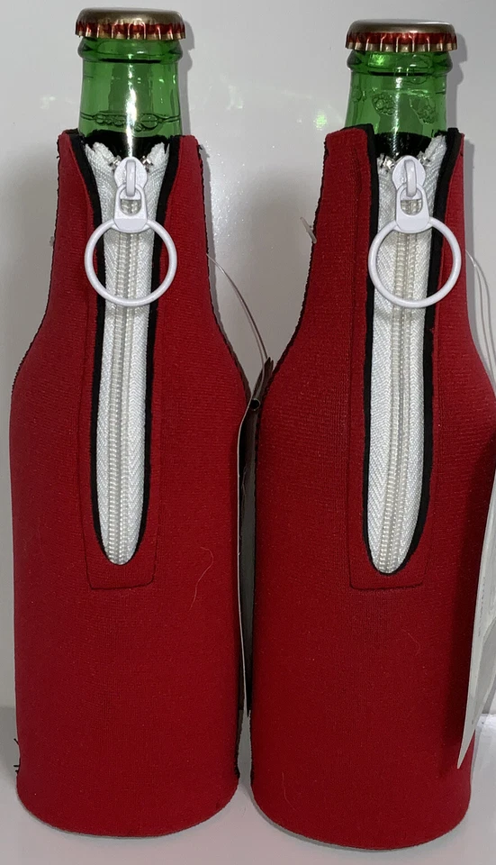 Detroit Red Wings NHL 2008 Stanley Cup Champs Beer Bottle Suit Koozie Set Of 2 - Image 2 of 2