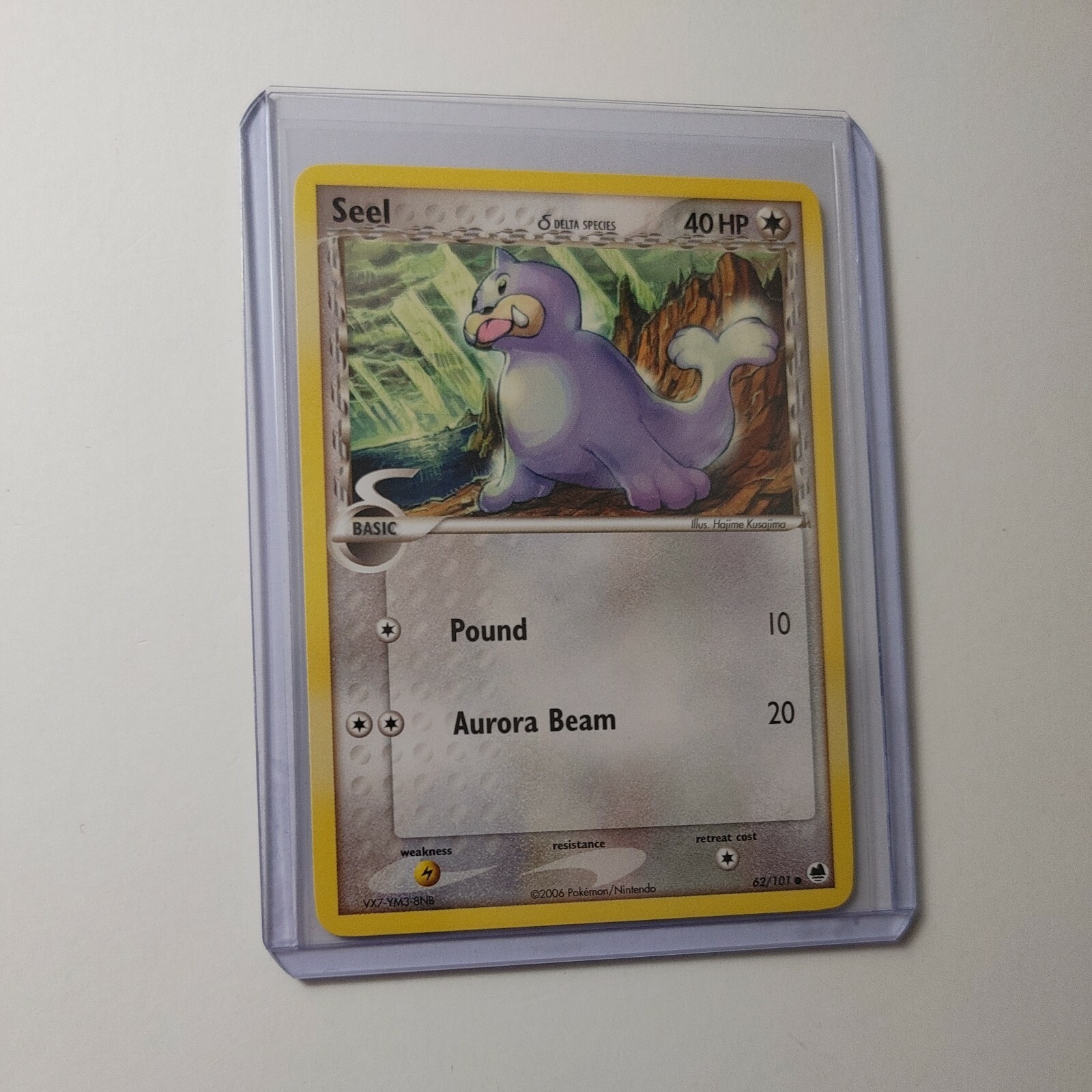 Seel 62/101 2006 EX Dragon Frontiers Common Near Mint Pokémon Trading Card NM