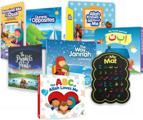 Select Learning Roots (2-5 years) Childrens Toddlers Baby Islamic Books Bundle
